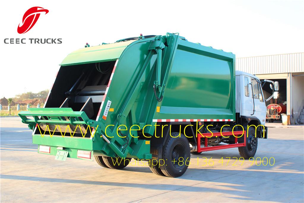 12 CBM refuse compactor truck rear view 12 CBM refuse compactor truck rear view