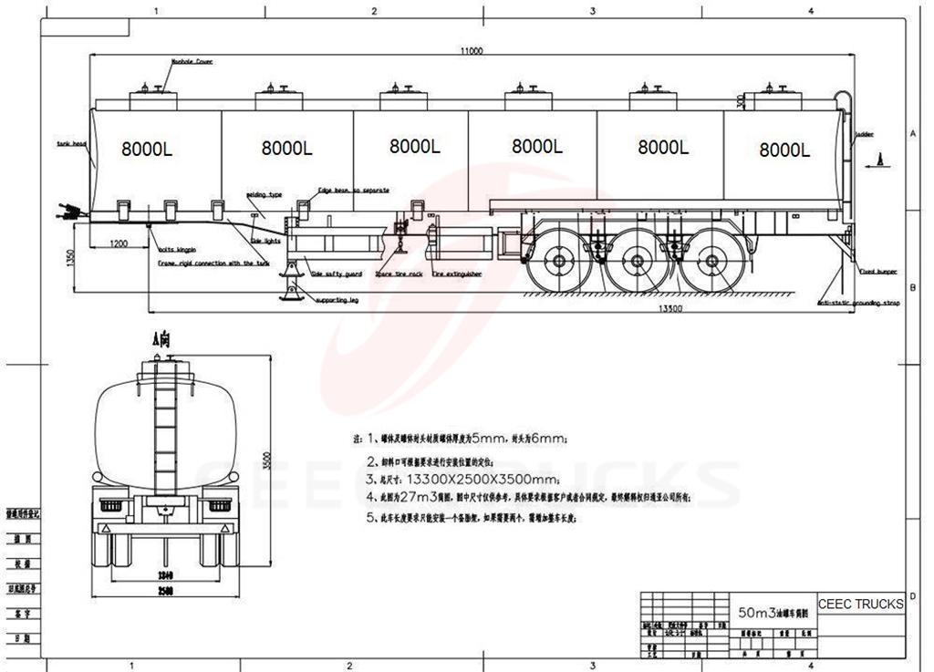 3 axle stailess steel fuel tanker semitrailer drawing 3 axle stailess steel fuel tanker semitrailer drawing