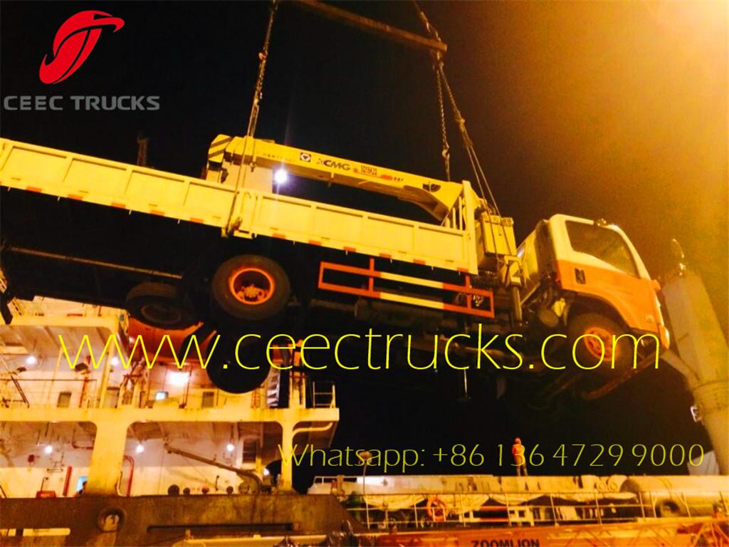 ISUZU 6.3 T truck mounted crane manufacturer supply ISUZU 6.3 T truck mounted crane manufacturer supply