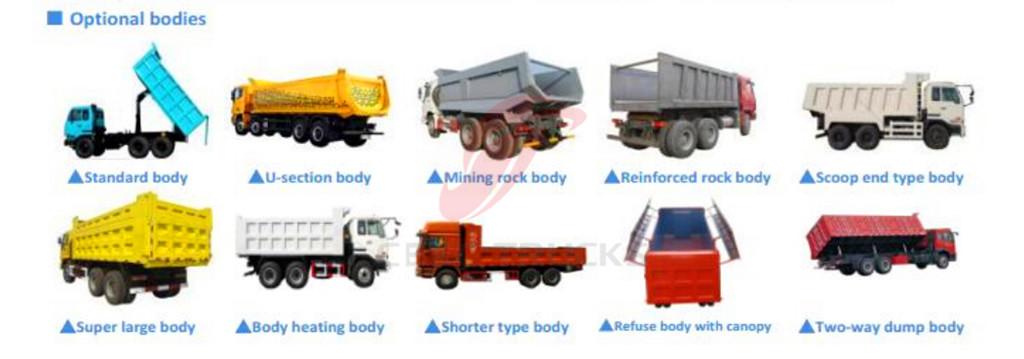 Beiben dumper truck body optional Beiben dumper truck body optional