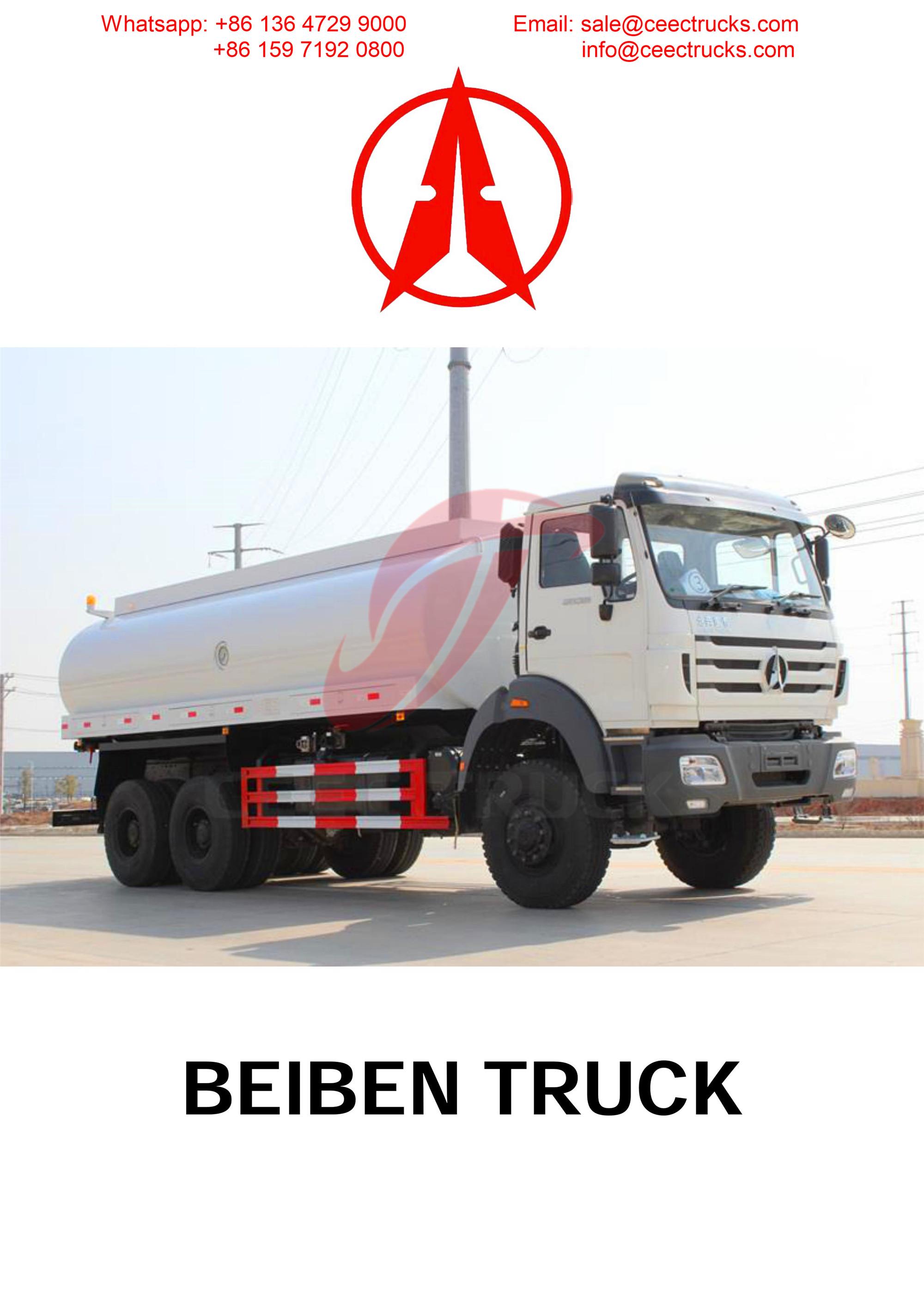 Kenya beiben all-wheel-drive RHD water bowser tanker Kenya beiben all-wheel-drive RHD water bowser tanker