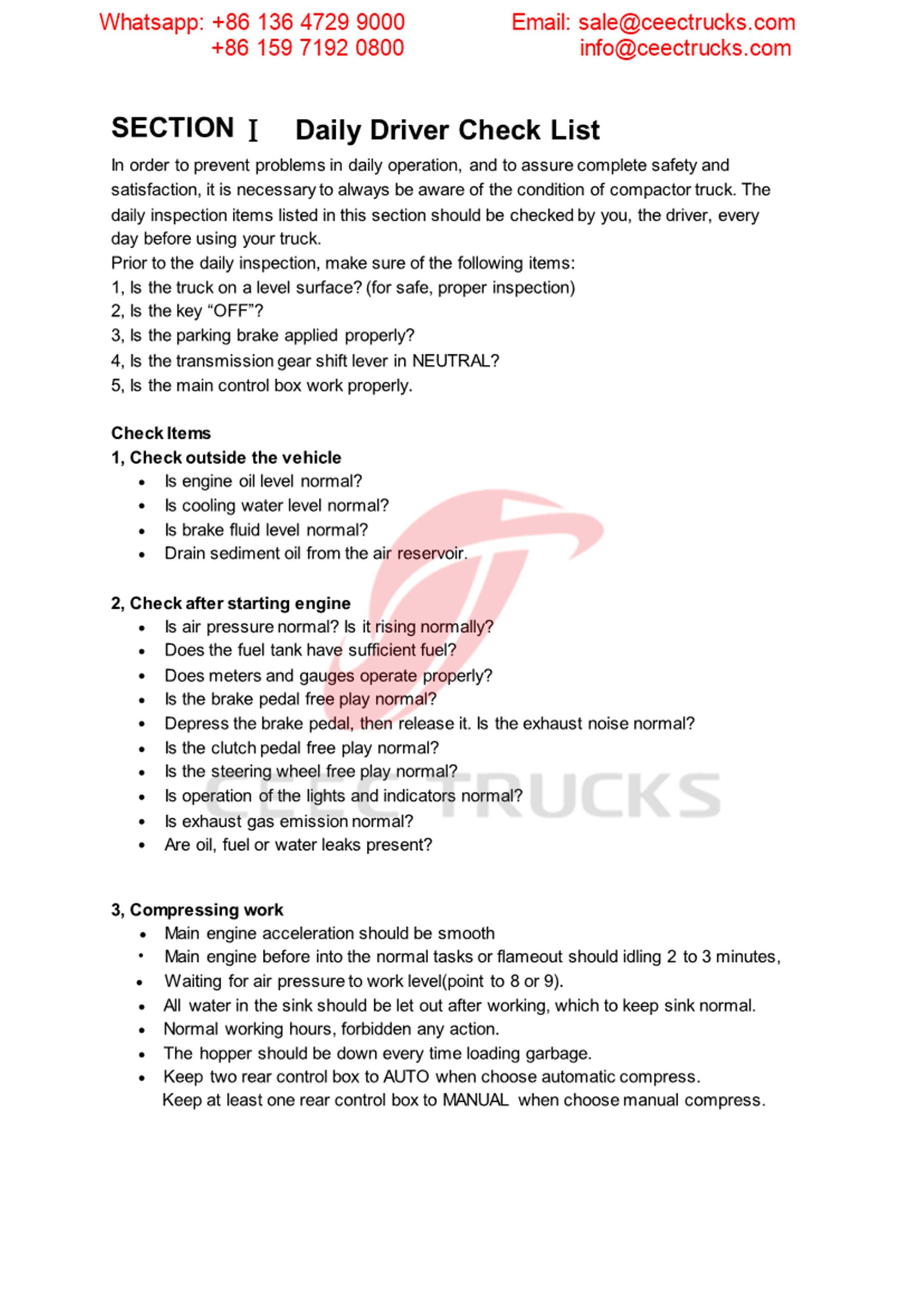 Dominica customer buy ISUZU FVR 12CBM garbage compactor truck Dominica customer buy ISUZU FVR 12CBM garbage compactor truck