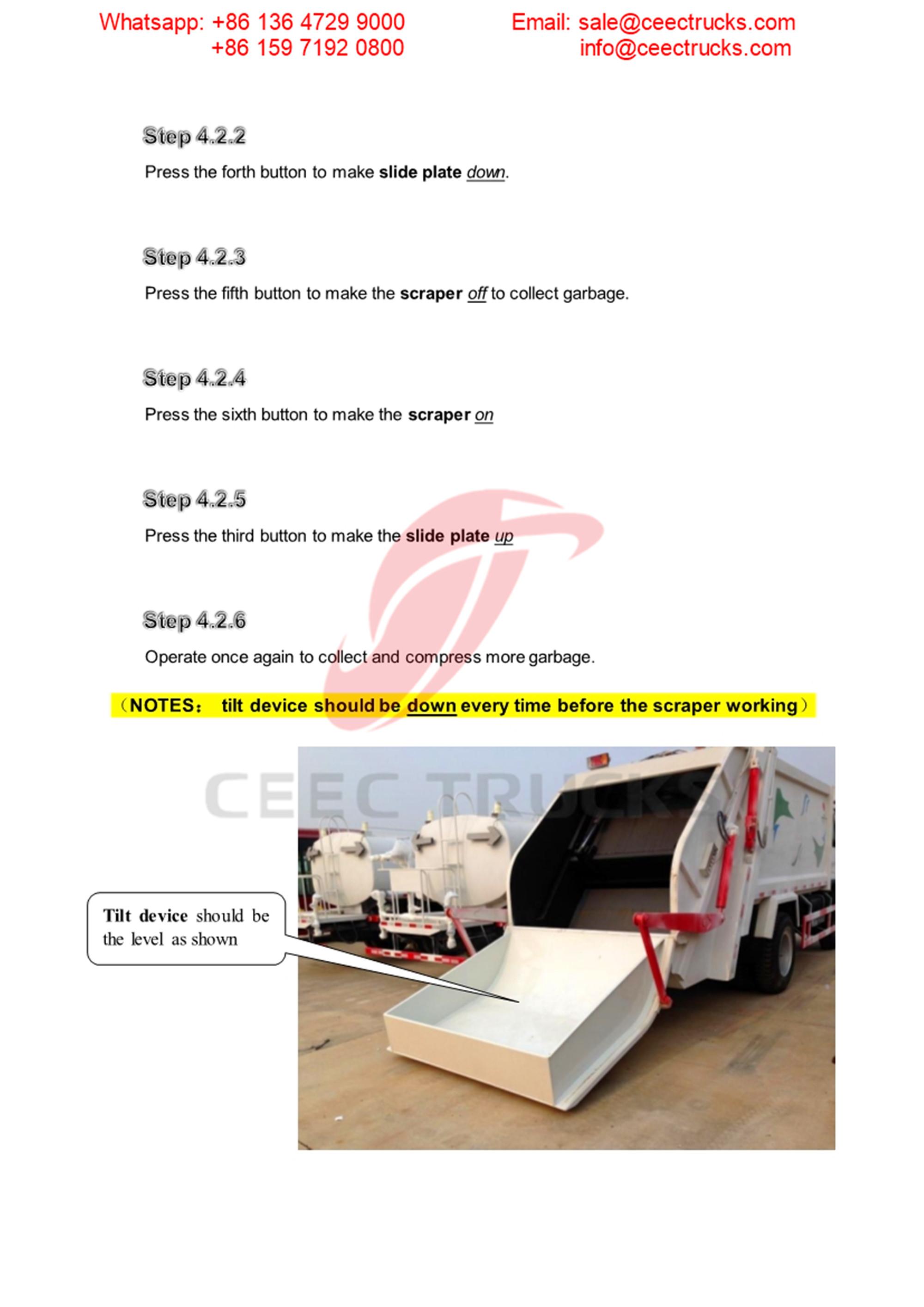 Dominica customer buy ISUZU FVR 12CBM garbage compactor truck Dominica customer buy ISUZU FVR 12CBM garbage compactor truck