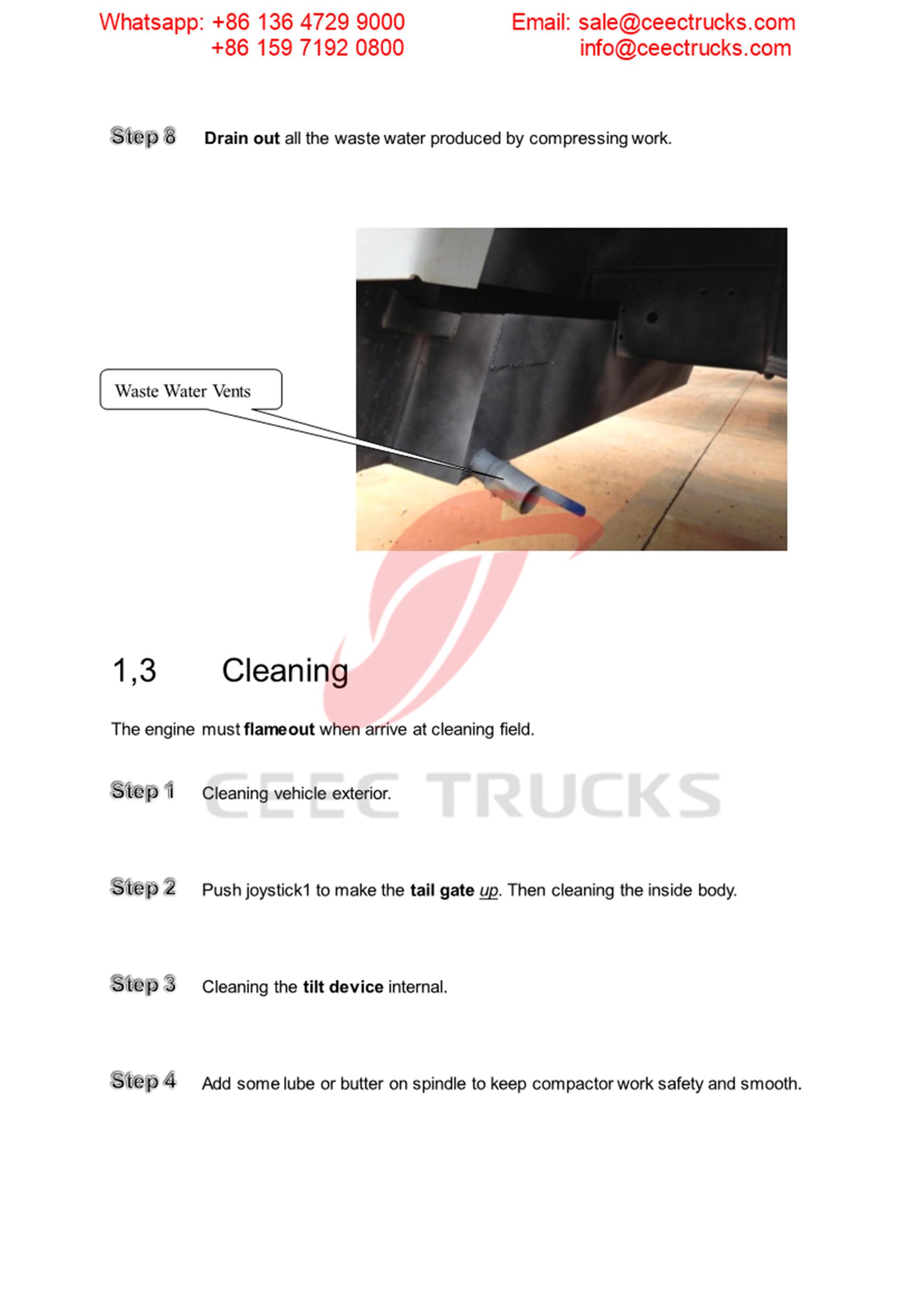 Dominica customer buy ISUZU FVR 12CBM garbage compactor truck Dominica customer buy ISUZU FVR 12CBM garbage compactor truck