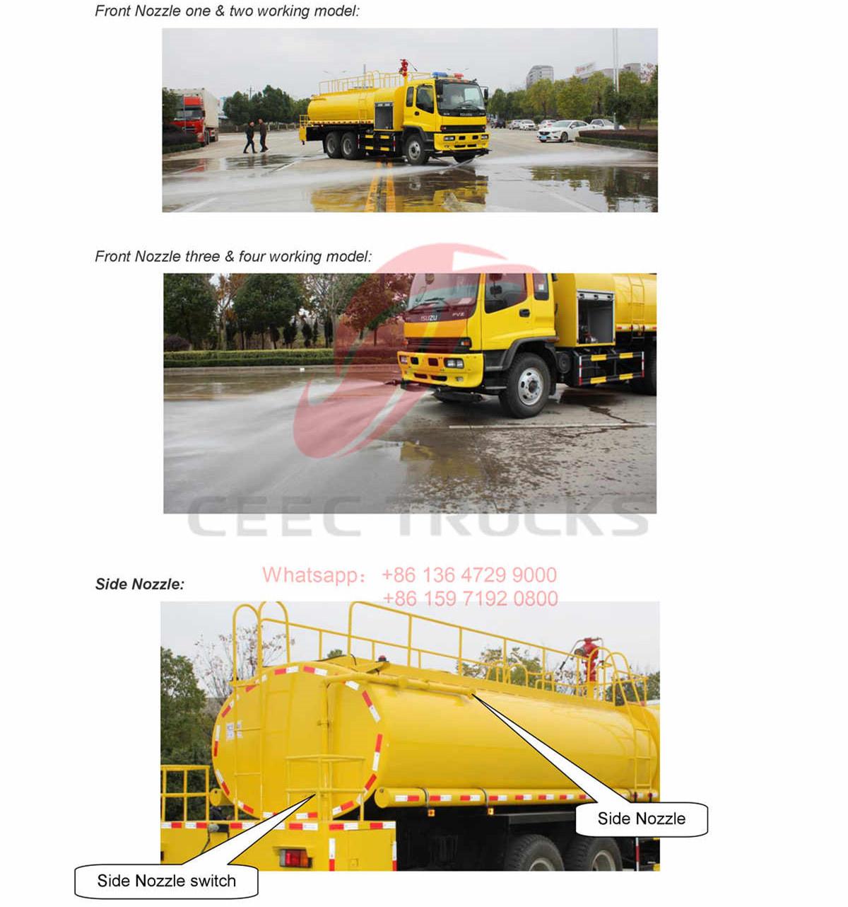 Philippines--ISUZU 14CBM water fire truck Philippines--ISUZU 14CBM water fire truck