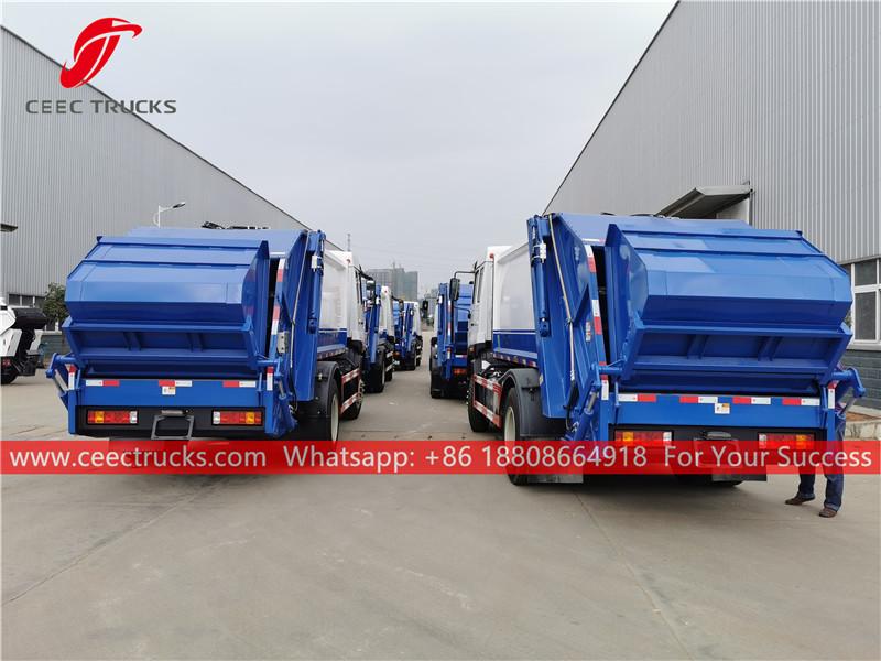 8 unit refuse compressor trucks are ready for shipment 8 unit refuse compressor trucks are ready for shipment