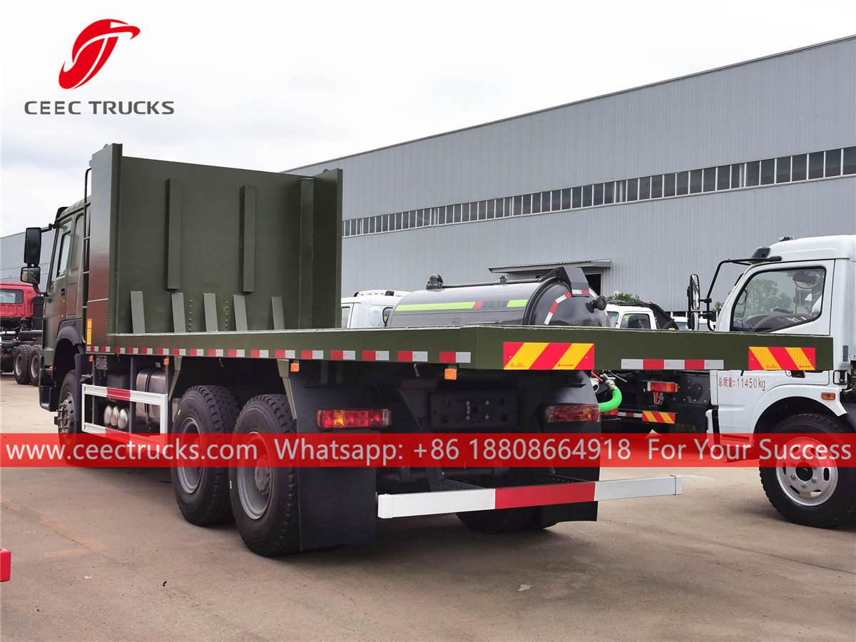 HOWO 10 wheeler flatbed dumper truck HOWO 10 wheeler flatbed dumper truck