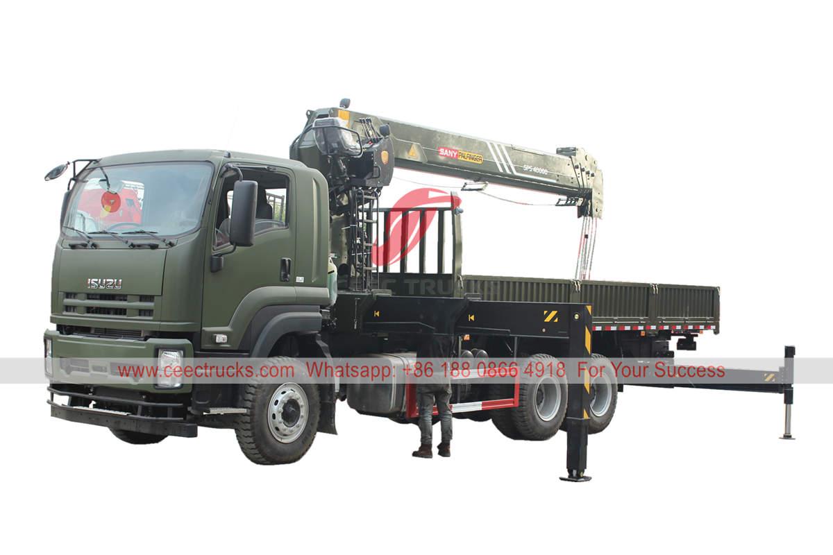 ISUZU 6×4 crane truck ISUZU 6×4 crane truck