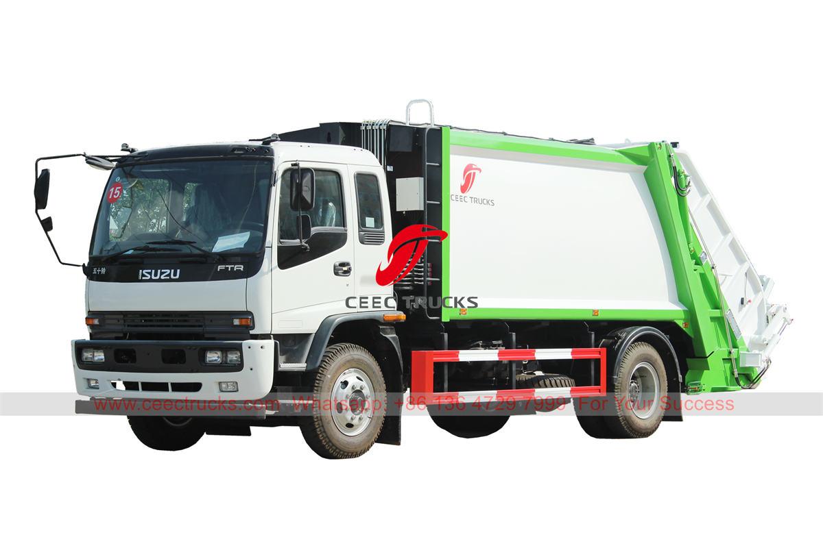 ISUZU FTR rear load garbage truck ISUZU FTR rear load garbage truck