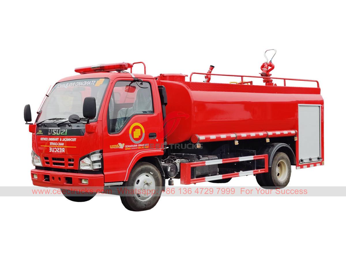 ISUZU 2 tons fire water bowser ISUZU 2 tons fire water bowser