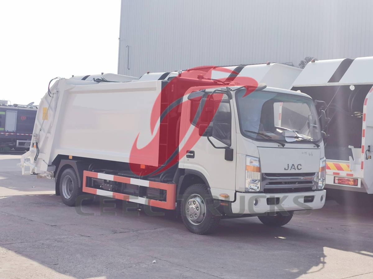JAC 4&Atilde;2 rear load garbage truck
