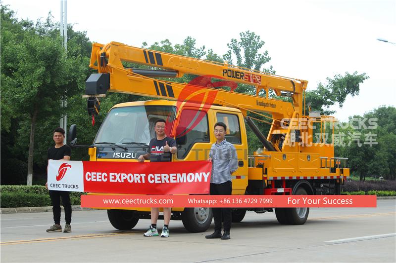 ISUZU 18 meters boom truck ISUZU 18 meters boom truck