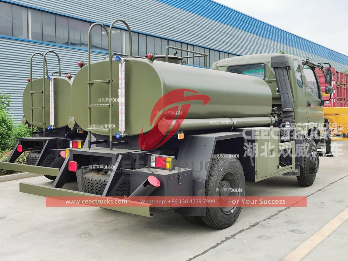 FOTON 4&Atilde;4 130HP 4 tons stainless steel water delivery trucks for sale