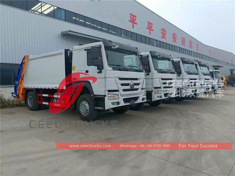 howo 15 cbm garbage compactor truck howo 15 cbm garbage compactor truck