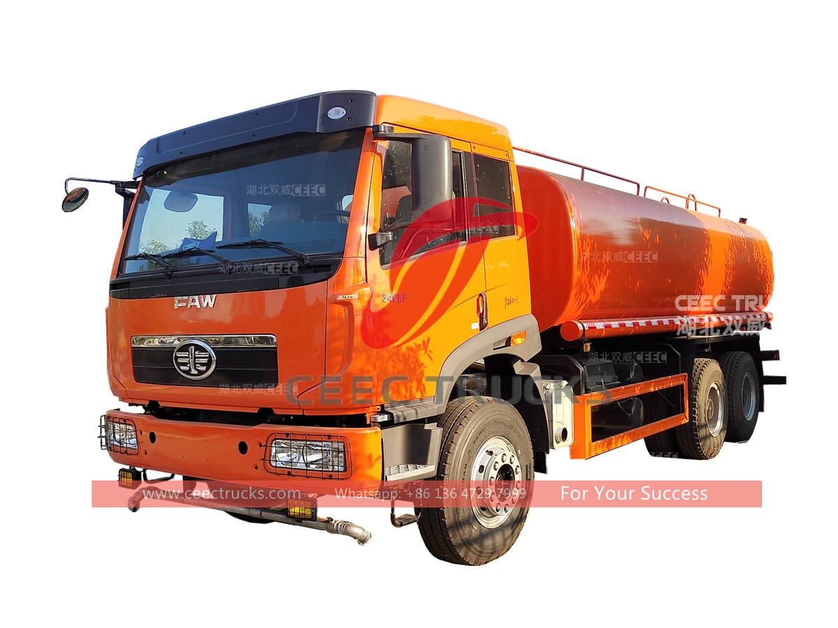 FAW 6&times;4 20000 liters water sprinkler truck