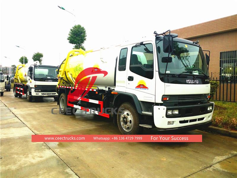 Isuzu sewer suction truck Isuzu sewer suction truck