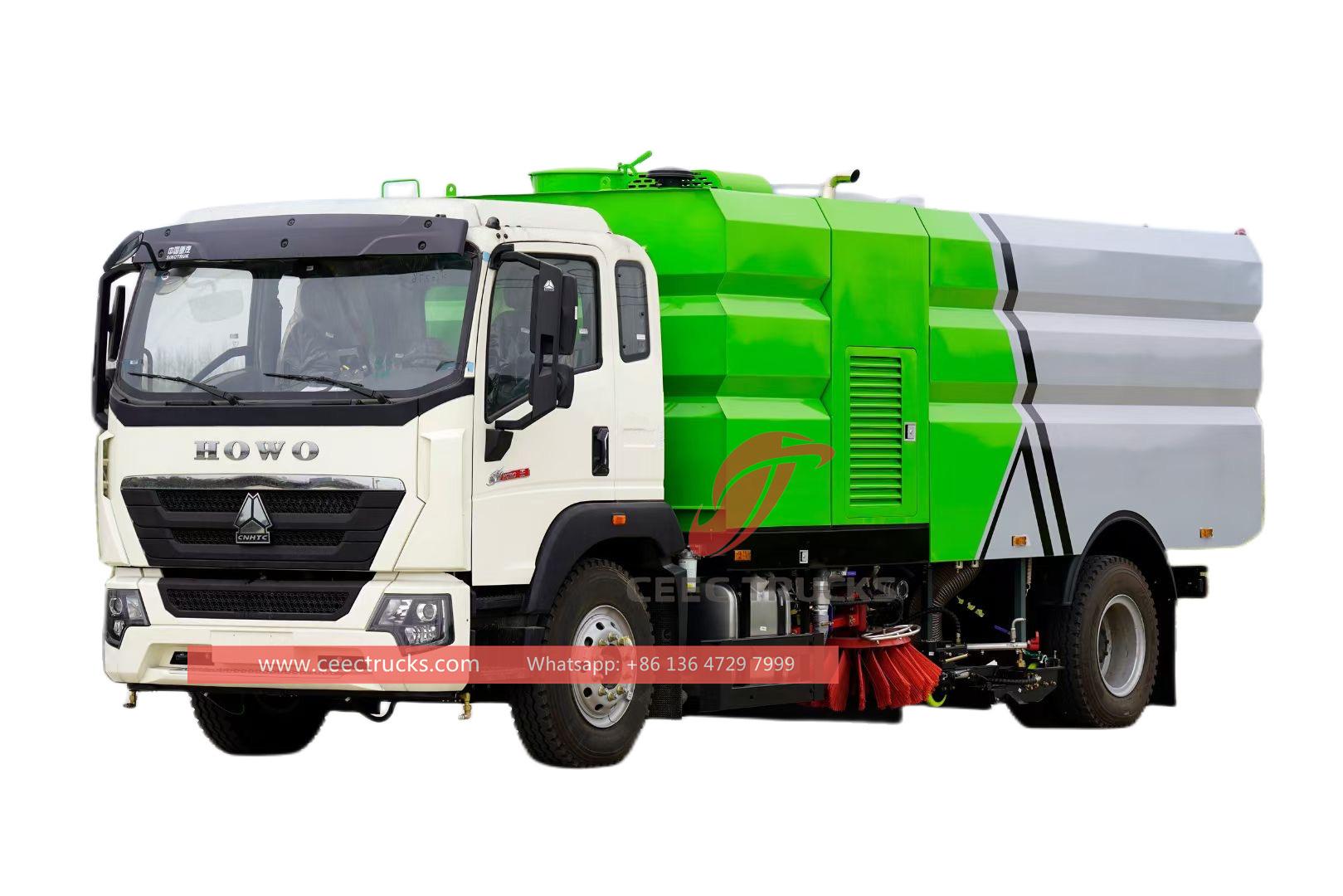 HOWO 12cbm road sweeper truck HOWO 12cbm road sweeper truck