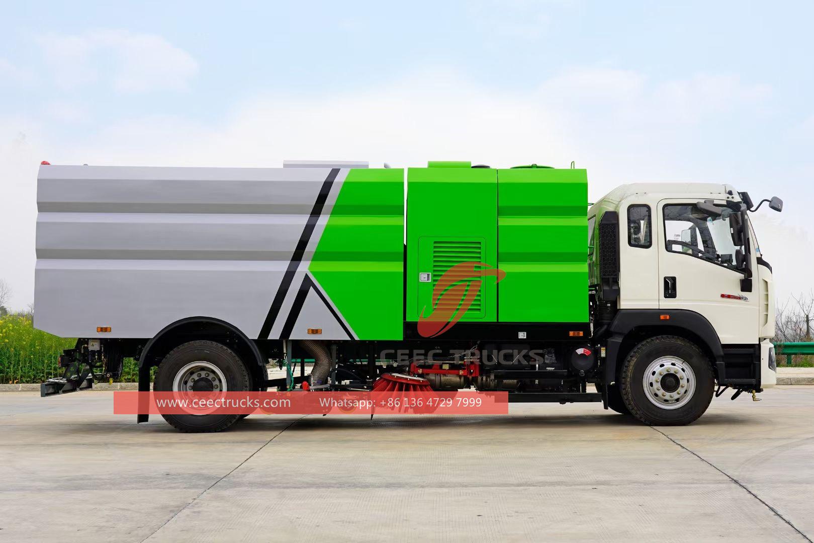 HOWO 12cbm road sweeper truck HOWO 12cbm road sweeper truck
