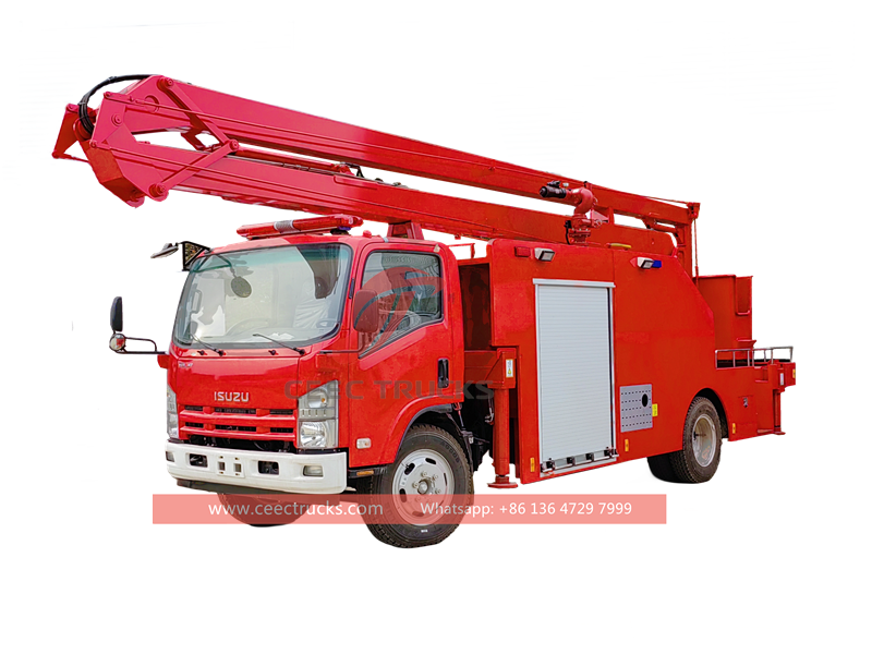 Isuzu high ladder fire rescue truck Isuzu high ladder fire rescue truck