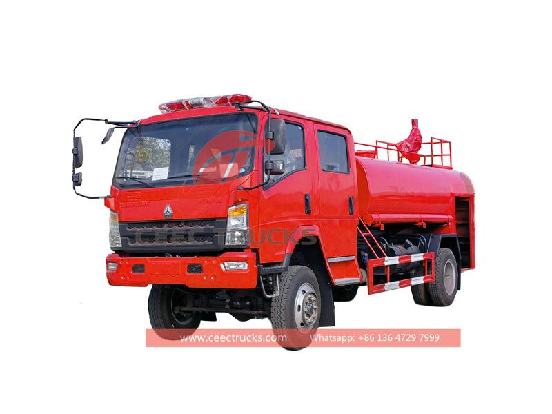 Howo 4x4 drive fire engine Howo 4x4 drive fire engine