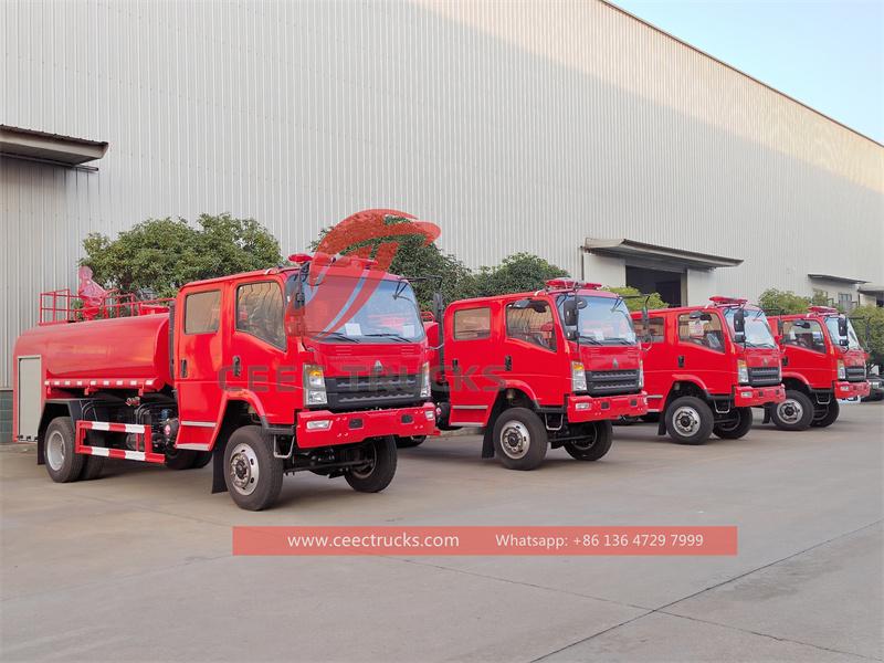 Howo 4x4 drive fire engine Howo 4x4 drive fire engine
