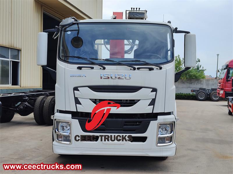 Isuzu GIGA 4x cabin stiff boom crane Isuzu GIGA 4x cabin stiff boom crane