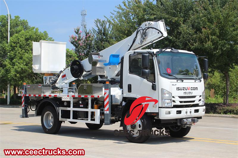 Off&nbsp;road&nbsp;4&nbsp;wheel&nbsp;Isuzu&nbsp;NPR&nbsp;Aerial&nbsp;Platform&nbsp;Truck