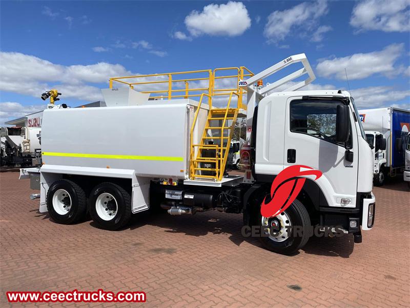  Isuzu FVZ 6X4 mine spec water truck&nbsp;with&nbsp;fire&nbsp;monitor