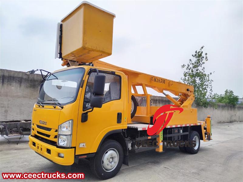 Isuzu insulated boom aerial work truck Isuzu insulated boom aerial work truck