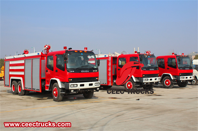 Isuzu FVZ 12000L foam fire fighting truck Isuzu FVZ 12000L foam fire fighting truck