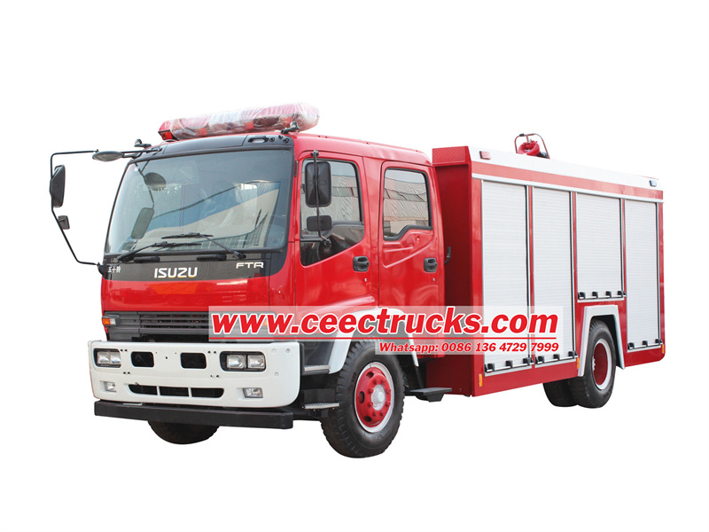 ISUZU FTR dry powder nitrogen fire truck Isuzu FTR dry Powder/nitrogen fire truck