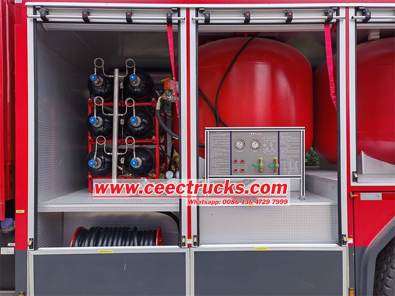 ISUZU NPR dry powder nitrogen fire truck ISUZU NPR dry powder nitrogen fire truck