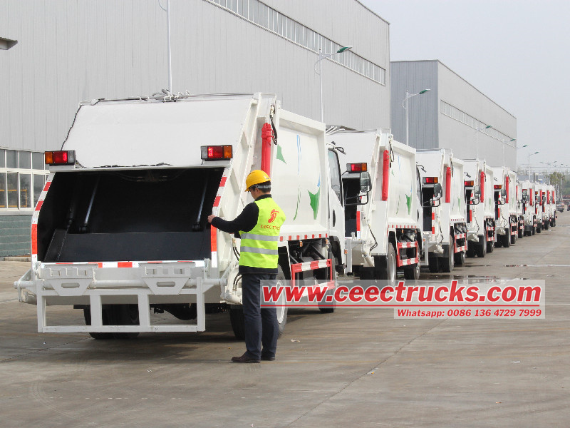Isuzu garbage compactor trucks for sale