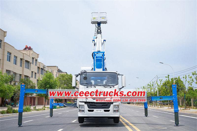 ISUZU 45-meter aerial work platform ISUZU aerial work platform truck for export