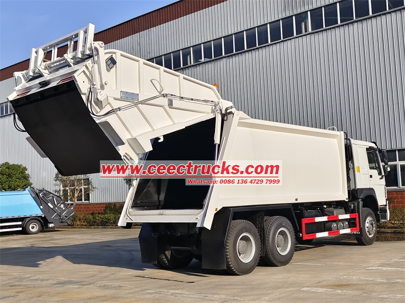 HOWO heavy-duty garbage rear loader HOWO heavy-duty garbage rear loader