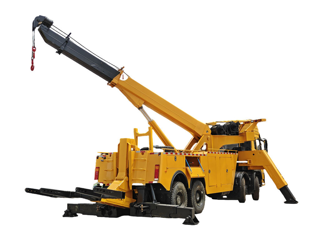 Dongfeng integrated rotator tow wrecker truck Dongfeng integrated rotator tow wrecker truck