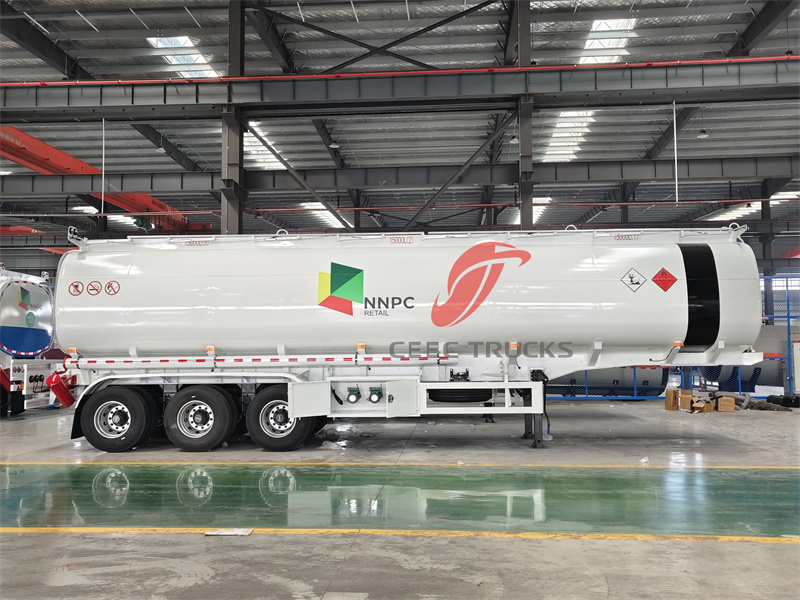 mobile 40000L fuel tank semi-trailer 