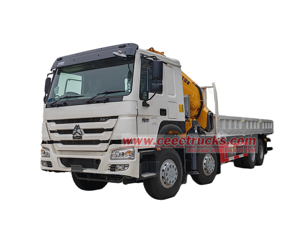 Howo 28t mobile lorry crane truck 