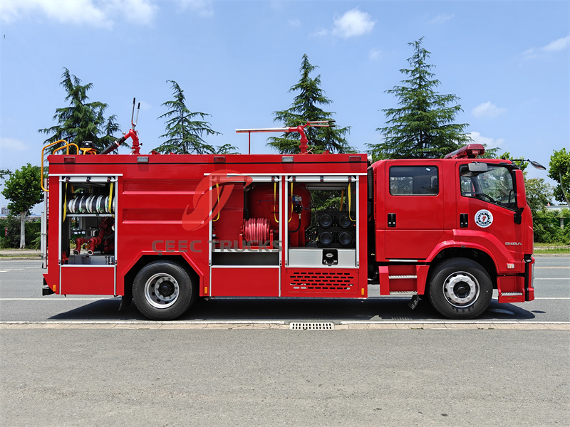 Isuzu GIGA FTR fire dry powder truck