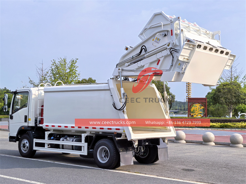 Howo rear loader garbage truck