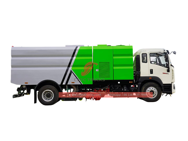 Howo 300HP Road Sweeper Cleaning Truck