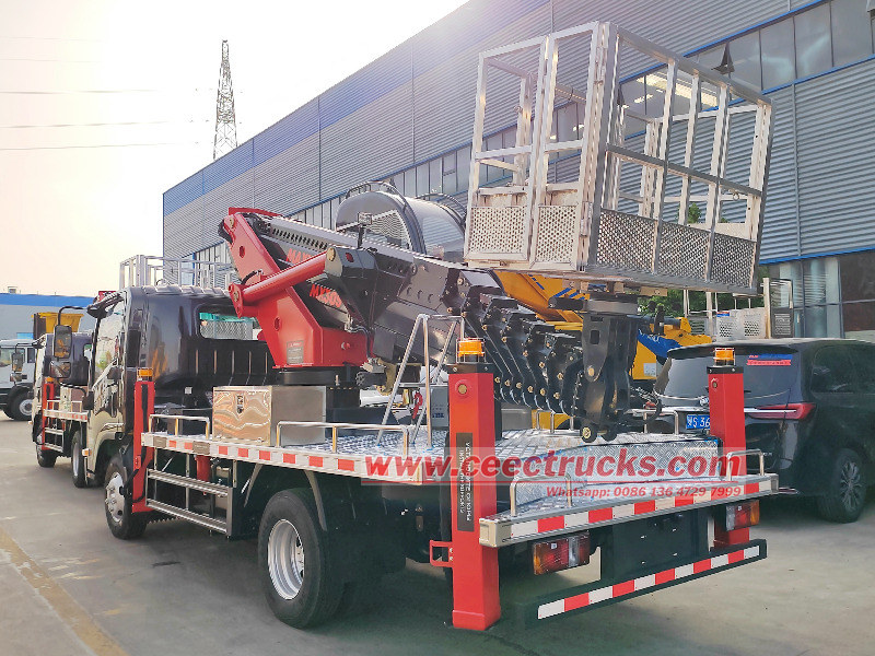 Isuzu 20meters man lift boom truck