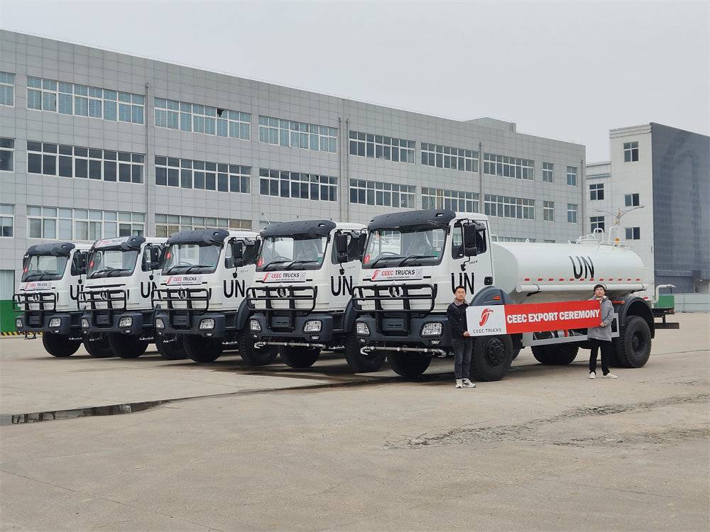 beiben 4x4 drive fuel truck