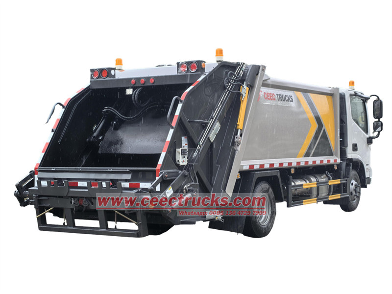 FOTON 10cbm dumpster garbage compactor truck