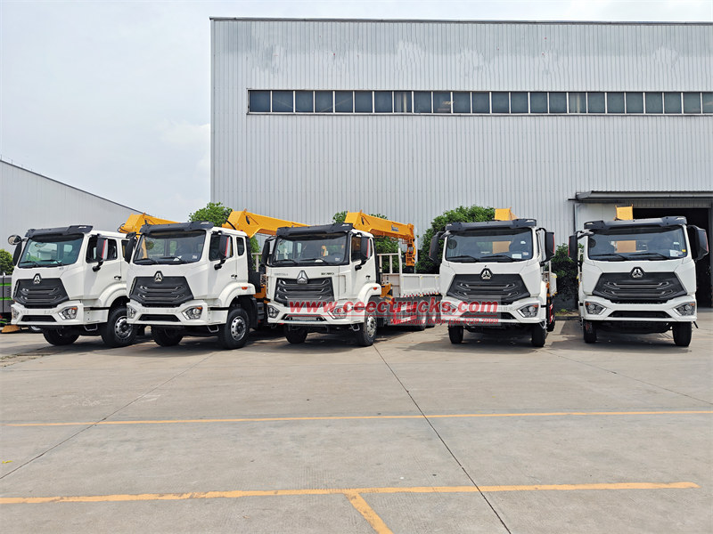 Howo boom lorry truck