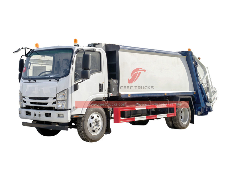 Isuzu 6cbm garbage compactor truck