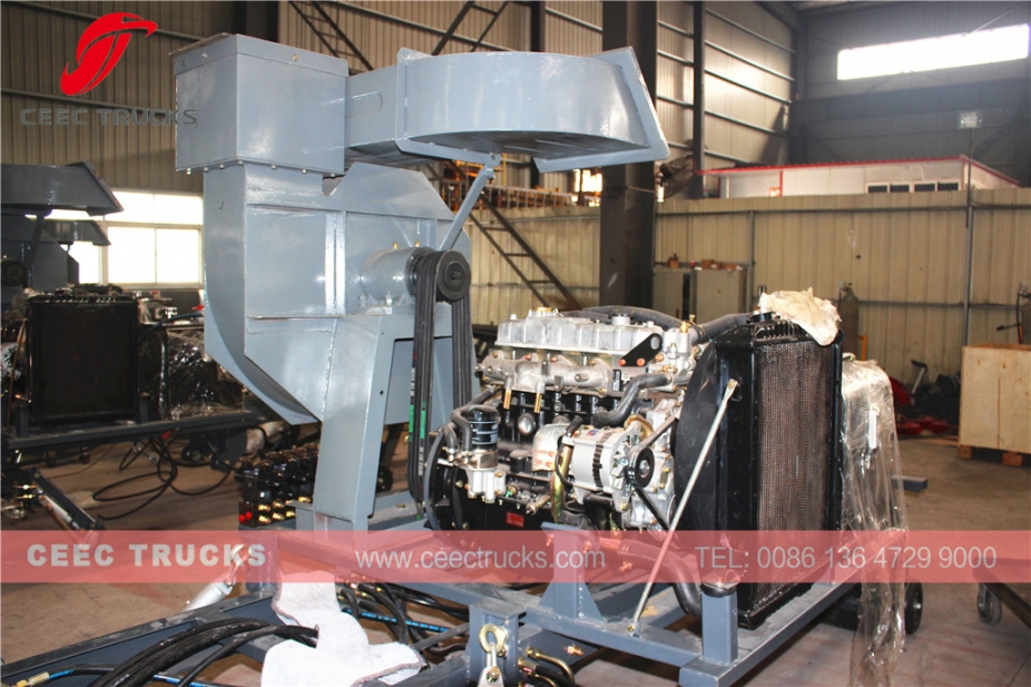 5000L道路清掃車上部構造