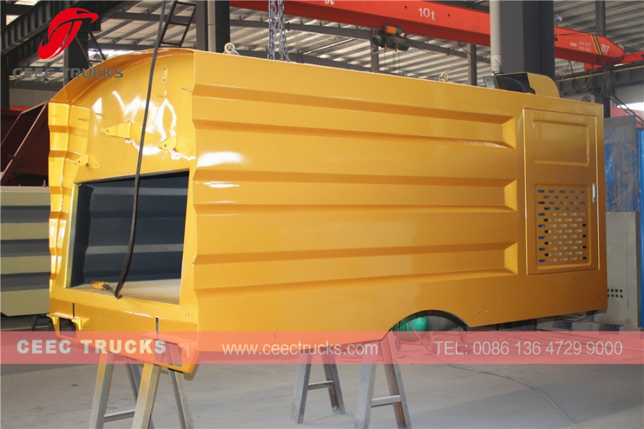 5000L道路清掃車上部構造