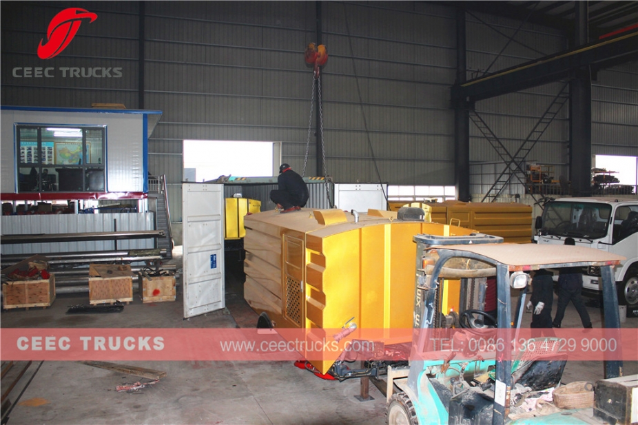 5000L道路清掃車上部構造