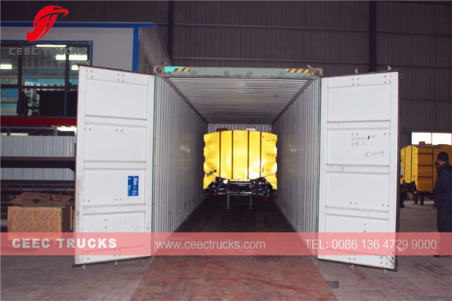 5000L道路清掃車上部構造